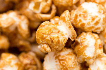 popcorn as a background. macro