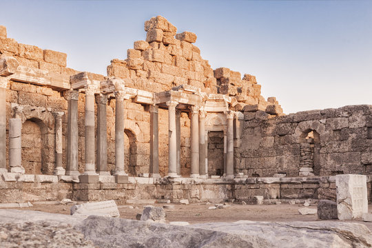 Ancient agora ruins