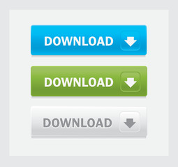 Download. Vector web interface buttons set. 