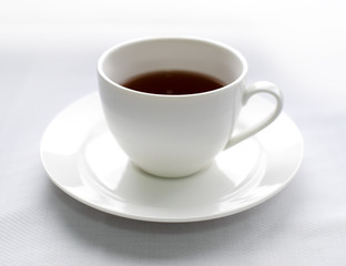 Coffee cup on white background