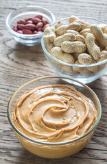 Bowl of peanut butter