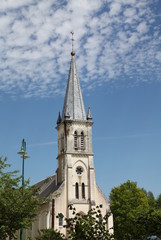 Fototapeta na wymiar Eglise Saint-Nicaize à Bracieux.
