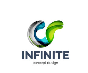Infinite logo business branding icon