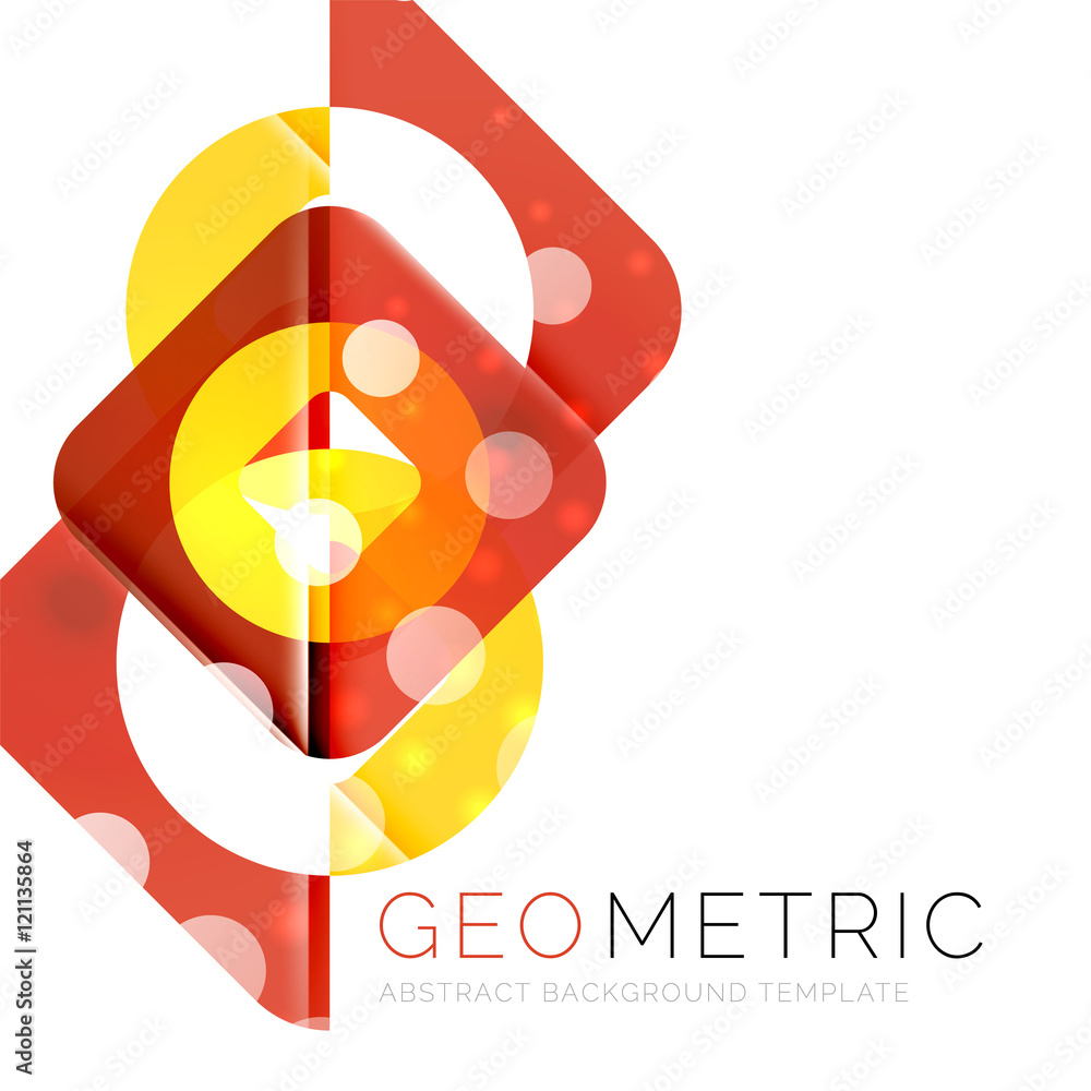 Poster vector abstract background