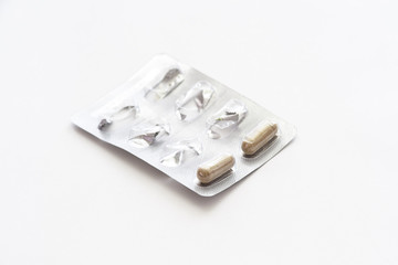 Medicine pills in blister pack