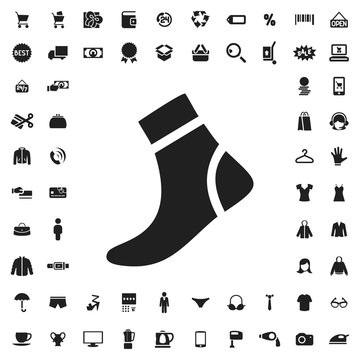 Sock icon illustration