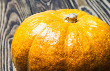 large ripe pumpkin  