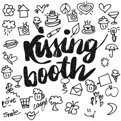Kissing booth Typo and Doodles
