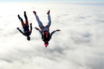 Photo sur Plexiglas Sports aériens Skydiving