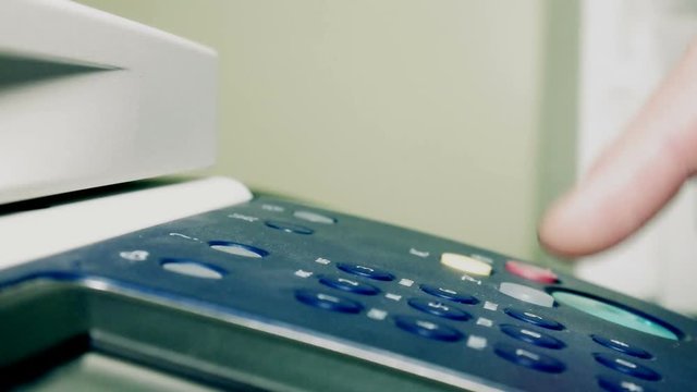 Select the format and number of copies to copier