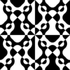 Seamless Circle and Triangle Background