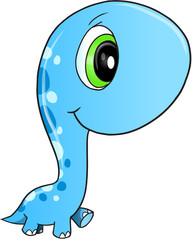Cute Dinosaur Vector illustration Art