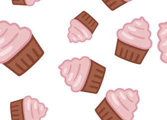 Texture of pink cakes