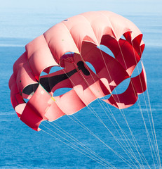 Parachute on the beach