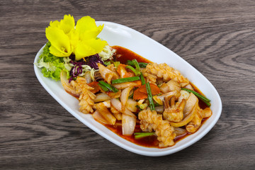 Squid in sauce