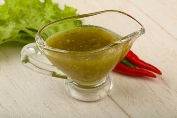 Thai spicy sauce seafood