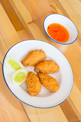 Crispy fried chicken