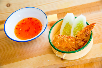 Crispy fried chicken