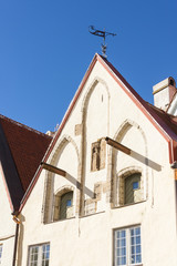 Obraz premium Ancient building in the old town of Tallinn, Estonia