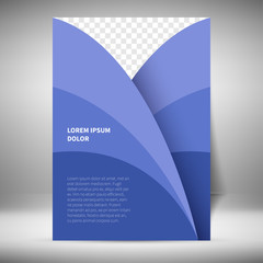 Fototapeta premium Flayer Layout Template