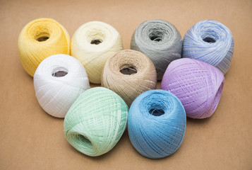 many multi color yarn for knitting