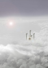 cloud fantasy castle