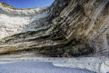 Steep Cliffs in Normandy France