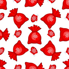 Vector seamless Christmas pattern