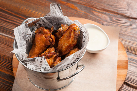 Chicken Wings In A Bucket