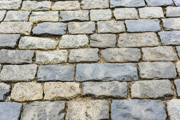Stone pavement texture - Moscow. Red Square. 