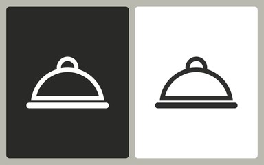 Food cover - vector icon.