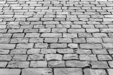 Stone pavement texture - Moscow. Red Square. 