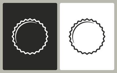 Bottle cap - vector icon.
