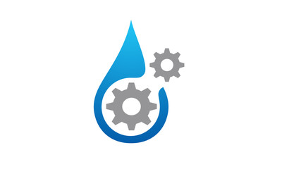 gas oil mechanism symbol logo