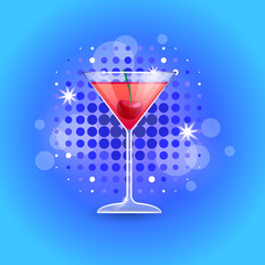 Alcohol Cocktail Colorful Background