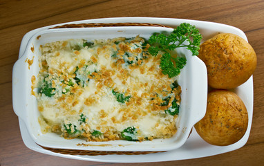 Baked cauliflower ,broccoli
