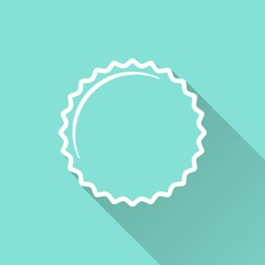 Bottle cap - vector icon.