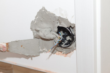 installation of networks, electric power