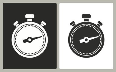 Stopwatch - vector icon.