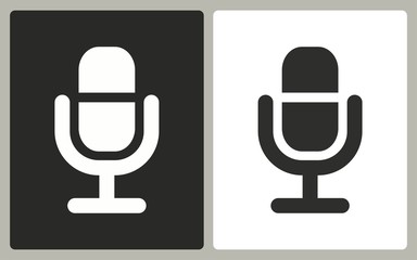 Microphone - vector icon.
