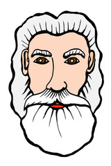 Vector hand drawn portrait