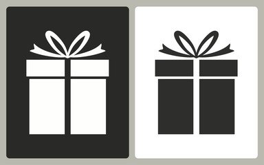 Gift Box - vector icon.