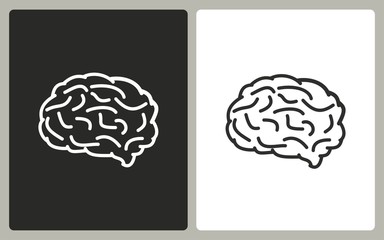 Brain - vector icon.