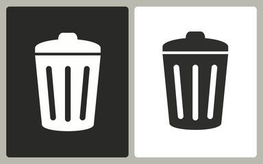Bin - vector icon.