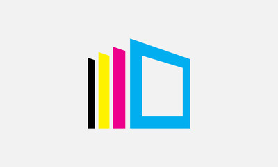 CMYK printing logo