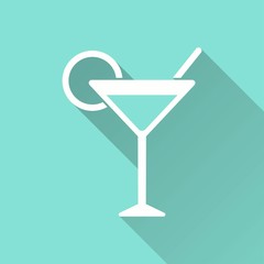 Cocktail - vector icon.
