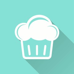 Cake - vector icon.