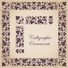 Decorative calligraphic ornaments