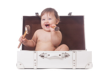 Cheerful little girl