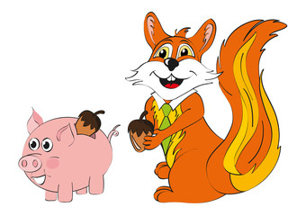 scoiattolo risparmio